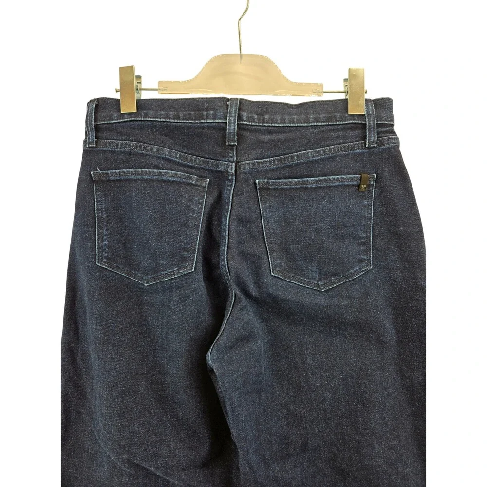 Joe's Jeans The Trixie Dont Worry Wide Leg Crop Cuff Indigo Blue Denim Jeans 29 - Picture 6 of 12